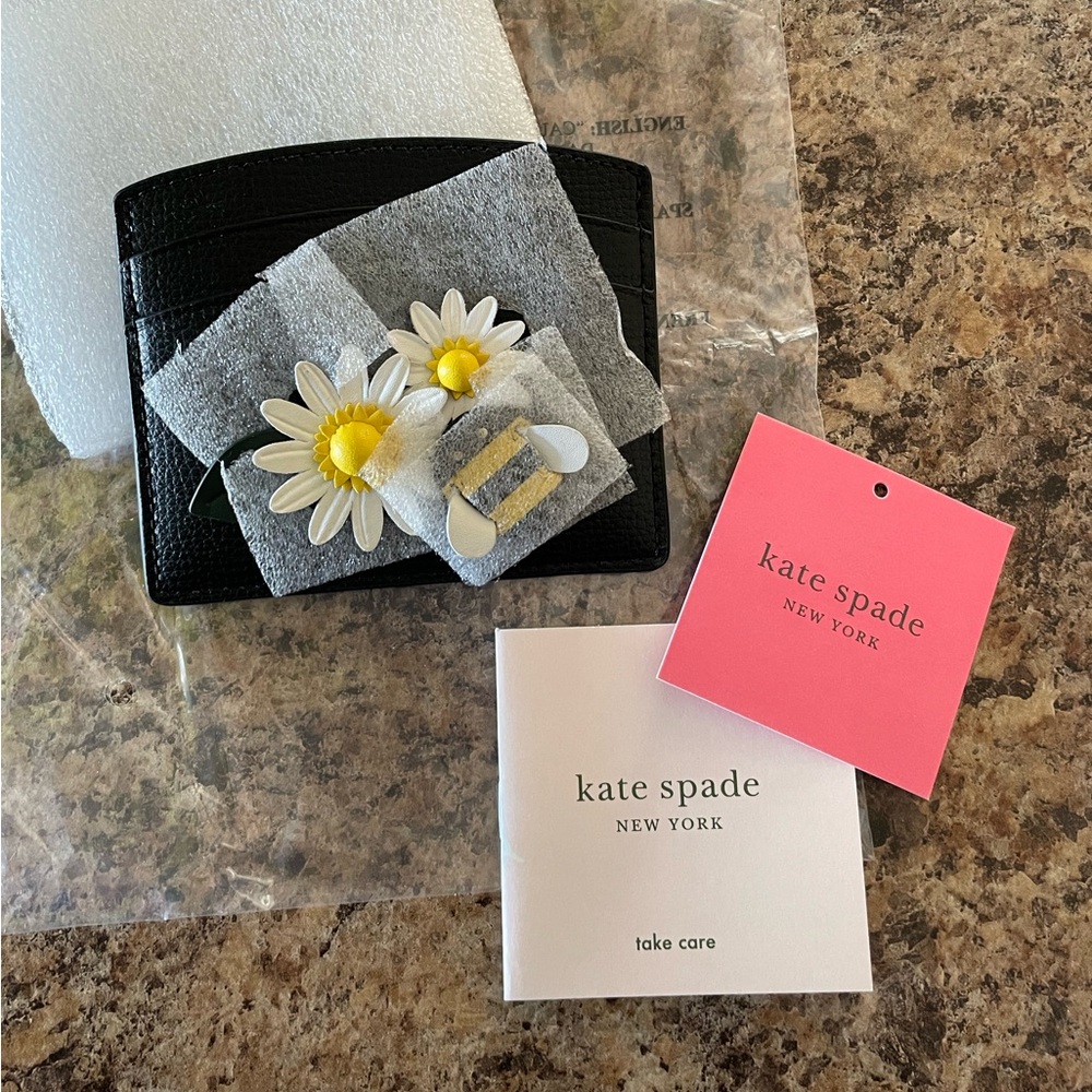 New! Kate Spade Buzz Bee Cardholder